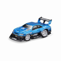 MS11546BL Maisto 1/64 JDM Liberty Walk フラットベット R34 ブルー