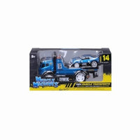 MS11546BL Maisto 1/64 JDM Liberty Walk フラットベット R34 ブルー