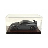 7312SET KYOSHOオリジナル 1/18 NEW 1/18 ケース & ベースセット (ブラウン)