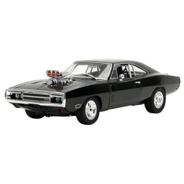 JADA33721 JADA TOYS 1/24 F&F 1970 ダッジ チャージャー R/T ブラック (トゥルースペック)