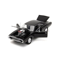 JADA33721 JADA TOYS 1/24 F&F 1970 ダッジ チャージャー R/T ブラック (トゥルースペック)