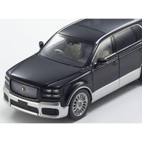 KS03926BS 京商オリジナル 1/43 トヨタ センチュリー (麟鳳)(ブラック/シルバー) 内装:フロマージュ