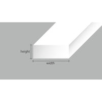 80EG107 プラボウ 平棒 厚さ 0.25mm x 幅 4.0mm x 長さ 350mm