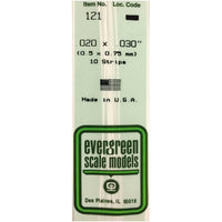 80EG121 プラボウ 平棒 厚さ 0.5mm x 幅 0.75mm x 長さ 350mm