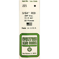 80EG221 プラボウ ロッド 直径 1.2mm x 長さ 350mm