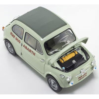 KS08966ALG 京商オリジナル 1/18 フィアット ヌォーバ 500 エラボラツィオーネ アバルト レコード (グリーンクリア)