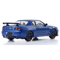 KS03936BL KYOSHOオリジナル 1/43 日産 スカイライン R34 GT-R VスペックⅡ(ベイサイドブルー)