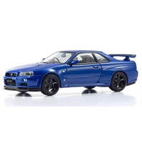 KS03936BL KYOSHOオリジナル 1/43 日産 スカイライン R34 GT-R VスペックⅡ(ベイサイドブルー)