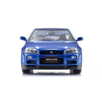 KS03936BL KYOSHOオリジナル 1/43 日産 スカイライン R34 GT-R VスペックⅡ(ベイサイドブルー)