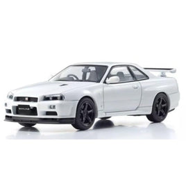 KS03936W KYOSHOオリジナル 1/43 日産 スカイライン R34 GT-R VスペックⅡ(ホワイトパール)