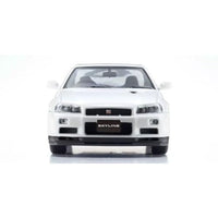 KS03936W KYOSHOオリジナル 1/43 日産 スカイライン R34 GT-R VスペックⅡ(ホワイトパール)