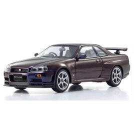 KS03936P KYOSHOオリジナル 1/43 日産 スカイライン R34 GT-R Vスペック (ミッドナイトパープル III)