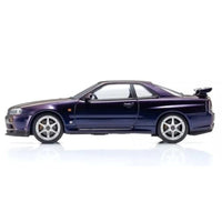KS03936P KYOSHOオリジナル 1/43 日産 スカイライン R34 GT-R Vスペック (ミッドナイトパープル III)