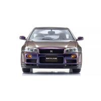 KS03936P KYOSHOオリジナル 1/43 日産 スカイライン R34 GT-R Vスペック (ミッドナイトパープル III)