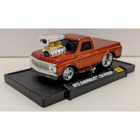 MS15567MTOR Maisto 1/64 MM シボレーR C10 ピックアップ 1972 メタリックオレンジ 25thアニバーサリー