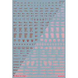 GM-600 1/144 GMコーションデカールNo.11「オペレーションテキスト#1」レッド&ネオンレッド