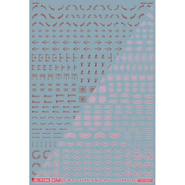 GM-603 1/144 GMコーションデカールNo.12「オペレーションテキスト#2」レッド&ネオンレッド