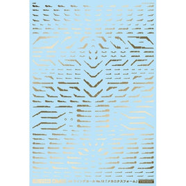 GM-635 1/144 GM ラインデカール No.12「メカニクスフォーム」ゴールド