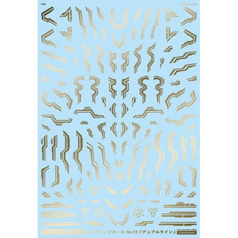 GM-638 1/100 GM ラインデカール No.13「デュアルライン」ゴールド