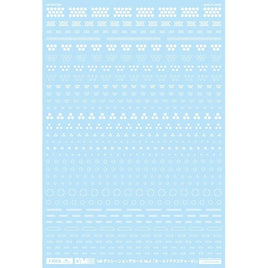 GM-663 FREE GM デコレーションデカール No.3「モールドテクスチャー#1」ホワイト