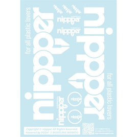 CNP-01W nippperデカール ホワイト