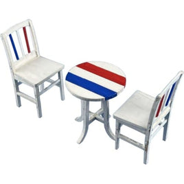 SS-046 1/24 丸テーブルとイス(2脚)