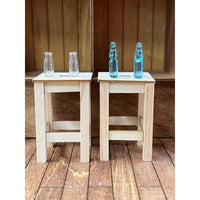 SP-013 1/12 温泉宿のみんなのイス(牛乳ビン2本ラムネビン2本付き)