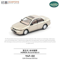 Y47-02 拓意(XCARTOYS) 1/64 Honda Accord Gen 5 - Champagne Gold