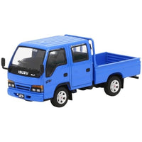 T66631 MODEL1 1/64 いすゞ エルフ(ELF) ダブルキャブ - ブルー