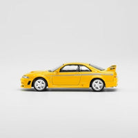 PR640053 POP RACE 1/64 Nissan GT-R Nismo 400R Prototype Yellow