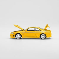 PR640053 POP RACE 1/64 Nissan GT-R Nismo 400R Prototype Yellow