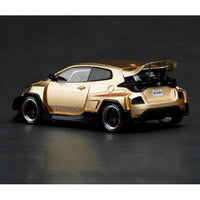 PR6400041 POP RACE 1/64 Pandem GR Yaris - Satin Gold