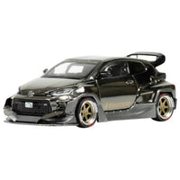 PR640055 POP RACE 1/64 PANDEM YARIS DARK CHROME POP RACE VERSION