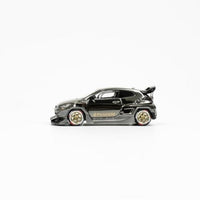 PR640055 POP RACE 1/64 PANDEM YARIS DARK CHROME POP RACE VERSION
