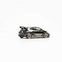 PR640055 POP RACE 1/64 PANDEM YARIS DARK CHROME POP RACE VERSION