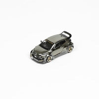 PR640055 POP RACE 1/64 PANDEM YARIS DARK CHROME POP RACE VERSION