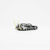 PR640073 POP RACE 1/64 SKYLINE C210 BOSOZOKU STYLE MATT BLACK