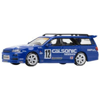 PR640059 POP RACE 1/64 NISSAN STAGEA CALSONIC LIVERY
