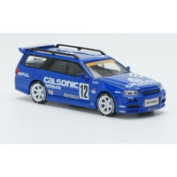 PR640059 POP RACE 1/64 NISSAN STAGEA CALSONIC LIVERY