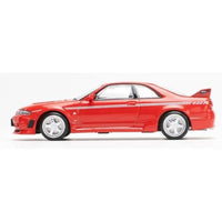 PR640091 POP RACE 1/64 Nissan GT-R R33 NISMO 400R - Super Clear Red