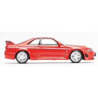 PR640091 POP RACE 1/64 Nissan GT-R R33 NISMO 400R - Super Clear Red