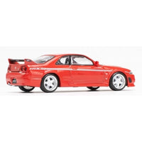 PR640091 POP RACE 1/64 Nissan GT-R R33 NISMO 400R - Super Clear Red