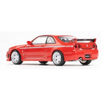 PR640091 POP RACE 1/64 Nissan GT-R R33 NISMO 400R - Super Clear Red