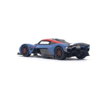 PR640096 POP RACE 1/64 ASTON MARTIN VALKYRIE SATIN MARINA BLUE