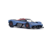PR640096 POP RACE 1/64 ASTON MARTIN VALKYRIE SATIN MARINA BLUE