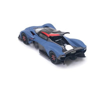 PR640096 POP RACE 1/64 ASTON MARTIN VALKYRIE SATIN MARINA BLUE