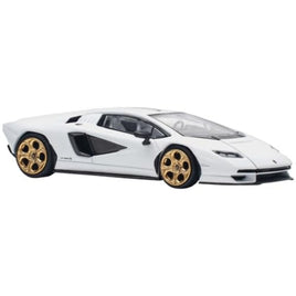 PR640117 POP RACE 1/64 LAMBORGHINI COUNTACH LPI 800-4 BIANCO SIDERALE