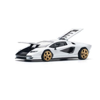 PR640117 POP RACE 1/64 LAMBORGHINI COUNTACH LPI 800-4 BIANCO SIDERALE