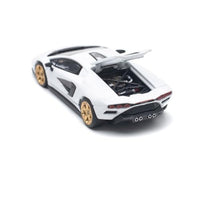 PR640117 POP RACE 1/64 LAMBORGHINI COUNTACH LPI 800-4 BIANCO SIDERALE