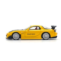 PR640116  POP RACE 1/64 MAZDA RX-7 (FD3S) RE-AMEMIYA WIDEBODY YELLOW